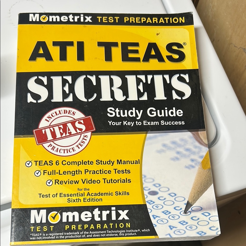 ATI TEAS Secrets Study Guide - Yellow